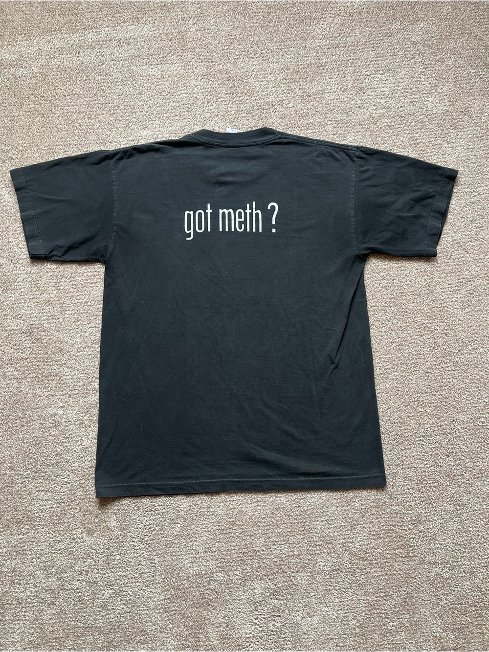 VTG 90s The Crystal Method "Got Meth?" Faded Black Electronic Band Tee - Picture 5 of 8